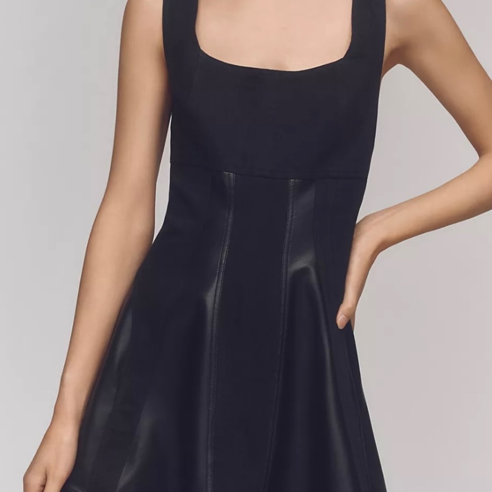 Anthropologie Brand New With Tags Black mini Size S